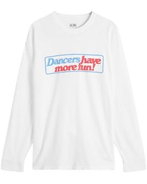 ACMH by Magic Castles Dancers Have More Fun Ls T-Shirt - White