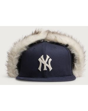 KTZ New York Yankees Chainstitched 59Fifty Dogear Cap - Blue