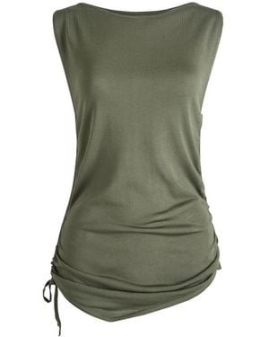 Sir. The Label Yoland Ruched Tank Top - Green