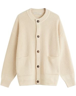FRIZMWORKS Heavy Wool Cardigan - Natural