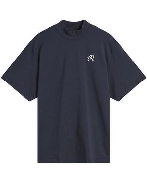 Malbon Mare Mockneck T-Shirt - Blue