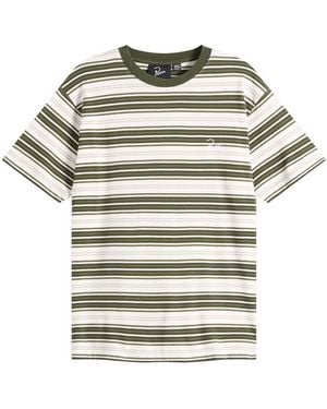 by Parra Signature Striped T-Shirt - Green