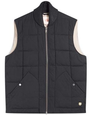 Armor Lux Padded Zip Vest - Blue