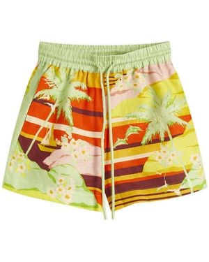 ALÉMAIS Palm Island Short Co-Ord - Yellow