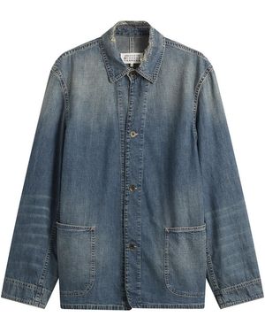 Maison Margiela Denim Shirt Jacket - Blue