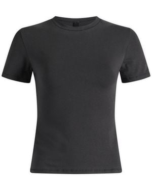 Skims Cotton Jersey T-Shirt - Black