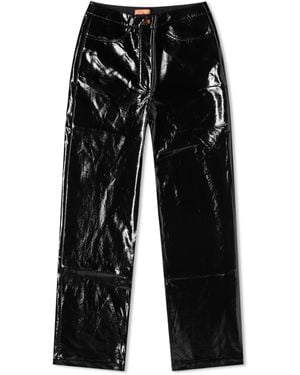 Kitri Janice Vinyl Trouser - Black