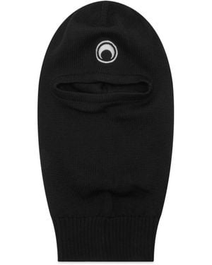 ハット COURREGES 'Zipped Wool' balaclava Black  324MCP008FI0036 COURREGES BLACK ZIPPED WOOL BALACLAVA | IAMNUE