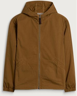 Gramicci Herringbone Hooded Jacket - Green