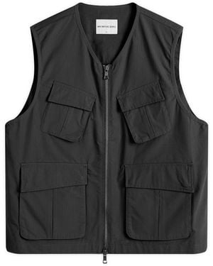 MKI Miyuki-Zoku Ripstop Cargo Vest - Black