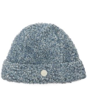 Folk Fleece Beanie - Blue