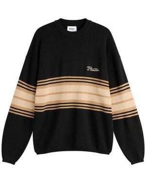 Butter Goods Crest Knit Jumper - Black