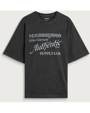 Neighborhood Ss-11 Authentic Supply T-Shirt - Black