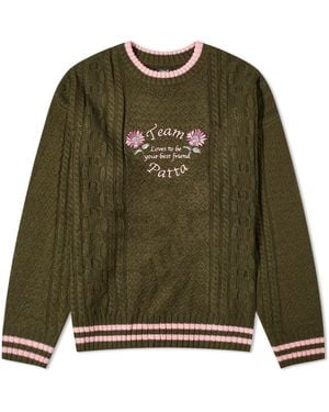 PATTA Loves You Cable Knit - Green