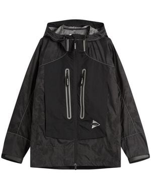 and wander End. X Nylon Print Jacket - Black