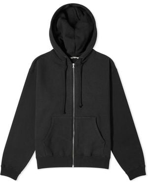 AURALEE Heavy Sweat Zip Hoody - Black