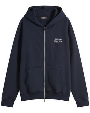Club 1984 Hidden Hills Zip Hoodie - Blue