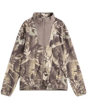 Columbia Sequoia Grove Printed Full Zip Fleece - Brown