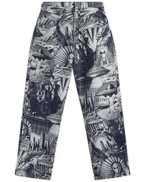 No Problemo Apocalypse Jacquard Bagi Jean - Blue