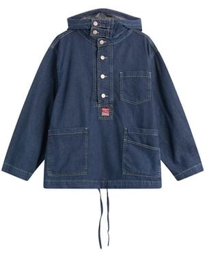 Damson Madder Briar Hoodie - Blue