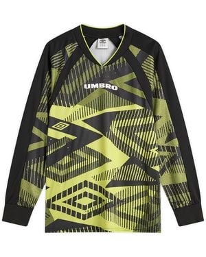 Umbro Printed Long Sleeve Jersey - Green