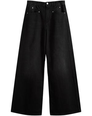 Isabel Marant Lemony Baggy Jeans - Black
