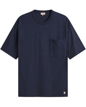 Armor Lux Heavyweight Pocket T-Shirt - Blue