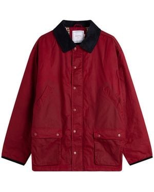 House Of Sunny Wax Rain Jacket - Red