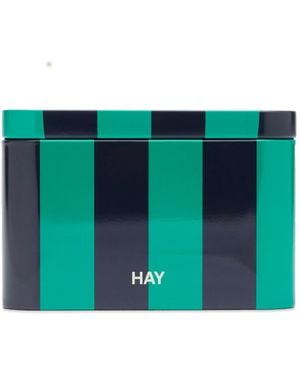 Hay Tin Container - Blue