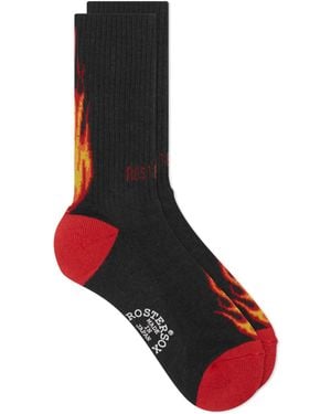 Rostersox Fire Socks - Black