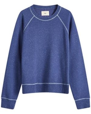 Folk Engineered Raglan Sweatshirt - Blue