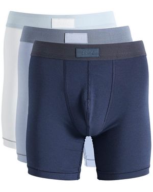 Skims Cotton Boxer Brief 5" - Blue