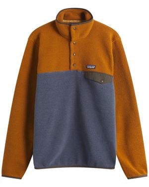 Patagonia Lightweight Synchilla Snap-T Pullover - Blue