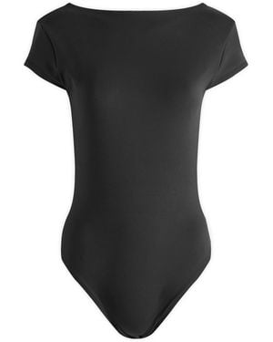 Represent Owners Club Cap Sleeve Bodysuit - Black