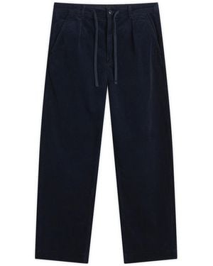 Polo Ralph Lauren Pleated Corduroy Easy Pants - Blue