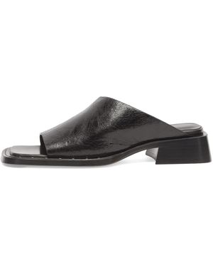 Miista Alendra Asymmetric Sandals - Black