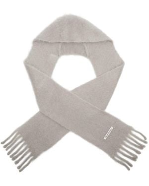 Acne Studios Kooder Hooded Scarf - Grey