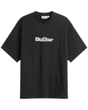 Butter Goods Smashed Logo T-Shirt - Black