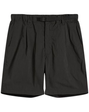 NANGA Hinoc Ripstop Utility Shorts - Black