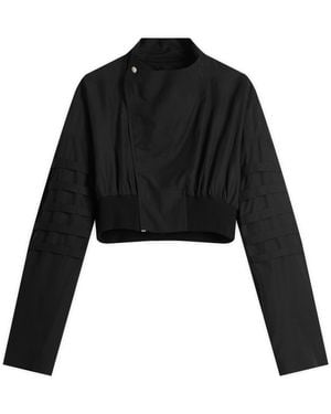 Rick Owens Anthem Flight Bomber Jacket - Black