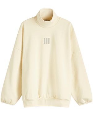 adidas X Fear Of God Athletics Fleece Mock Sweatshirt - Natural