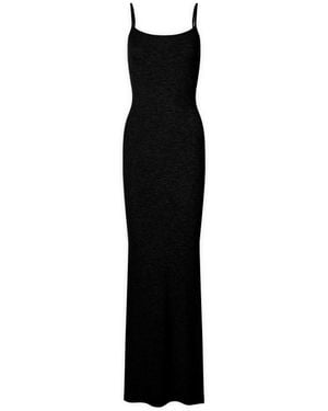Skims Soft Lounge Long Slip Dress - Black