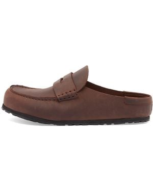 Birkenstock Naples Wrapped Shoes - Brown