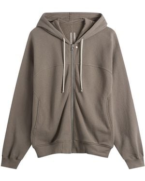 Rick Owens Slouchy Zip Hoodie - Grey