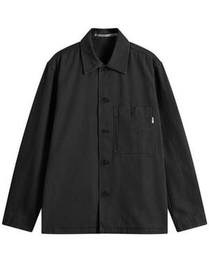 Norse Projects Standard Twill Overshirt - Black