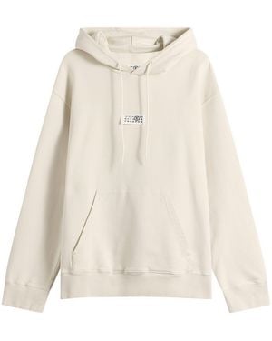 Maison Margiela Mm6 Logo Hoodie - White