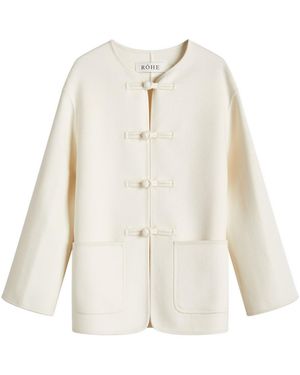 Rohe Traditional Double-Faced Jacket - White