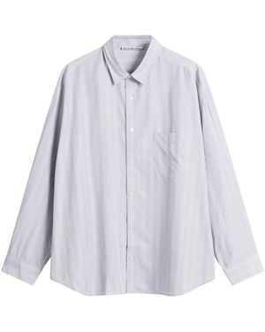 Acne Studios Stripe Shirt - Blue