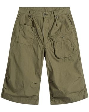 Beams Boy Military Shorts - Green