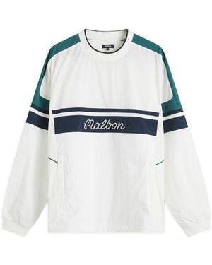 Malbon Sportivia Nylon Popover Jacket - White